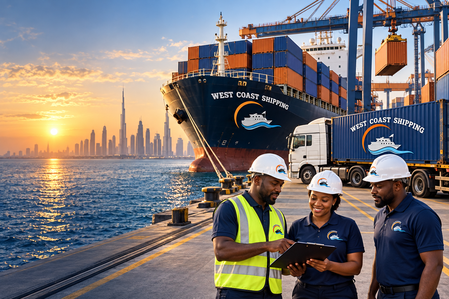 West Coast Shipping cargo truck