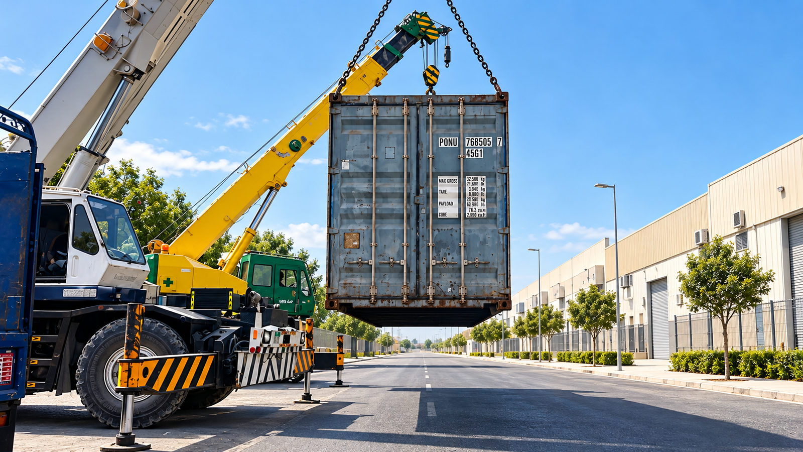 Sea freight container shipping